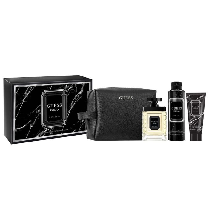 Uomo EDT 100Ml + Shower Gel 100Ml + Deodorant 170Gr + Pouch Gift Set