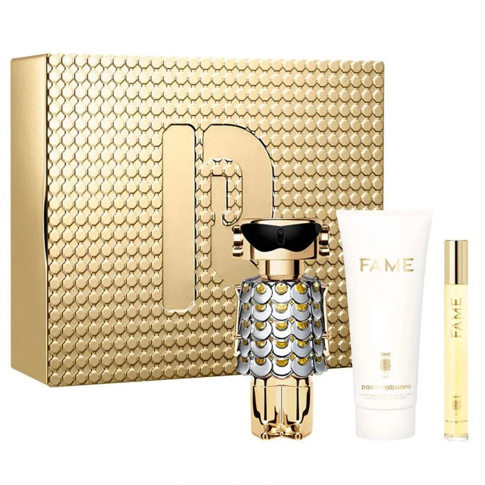 RABANNE - Fame EDP 80Ml + EDP 10Ml + Body Lotion 100Ml Gift Set For Women