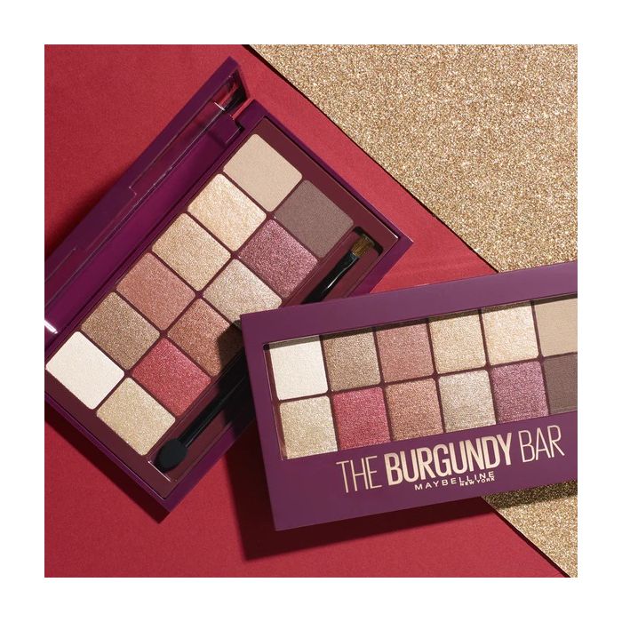 Maybelline The Burgundy Bar Eyeshadow Palette 12 Shades Of Burgundy 04