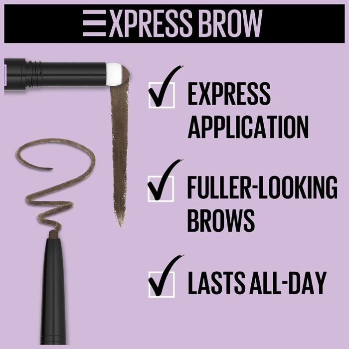 Maybelline New York Express Brow Satin Duo 04 Dark Brown