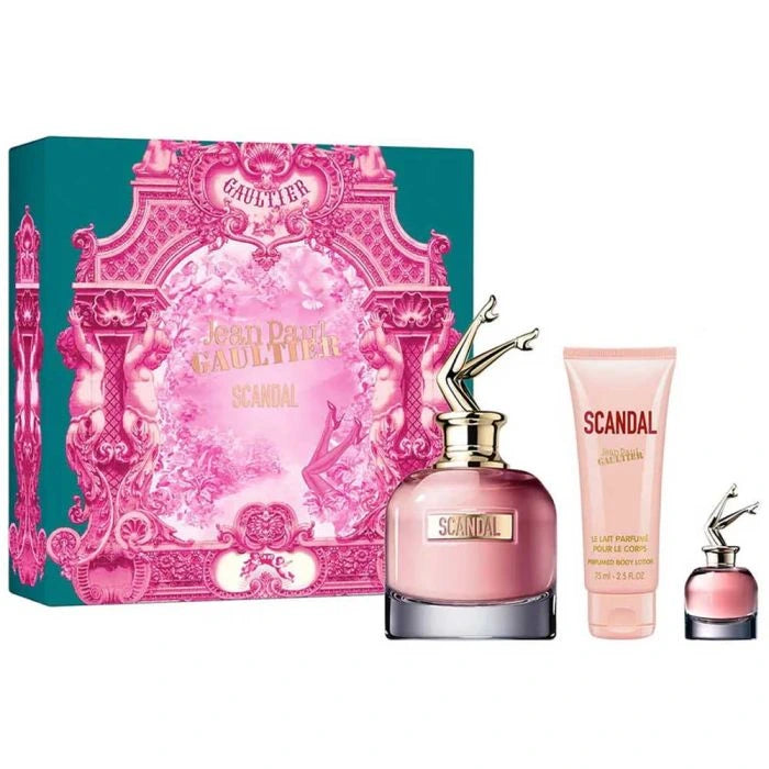 JEAN PAUL GAULTIER - Scandal EDP 80Ml + EDP 6Ml + Body Lotion 75Ml Gift Set For Women