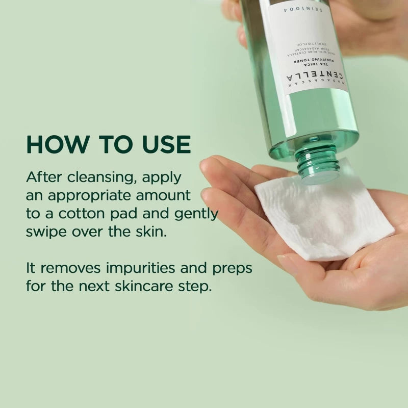 SKIN1004 - Tea Trica Purifying Toner Korean Face Toner with Tea Tree & Centella Asiatica 210ML